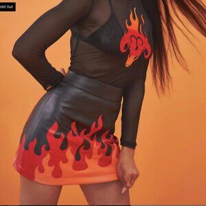 Horoscopez Flame Skirt